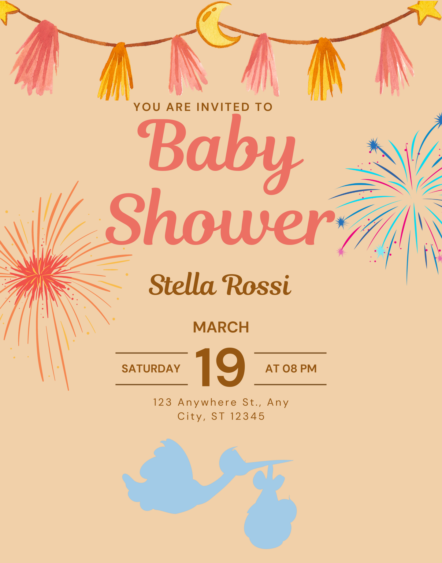 gender reveal party invite