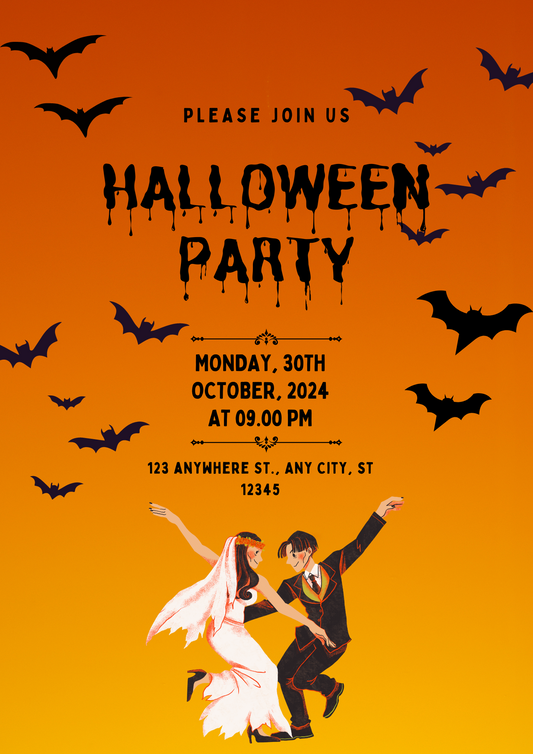 halloween party invite